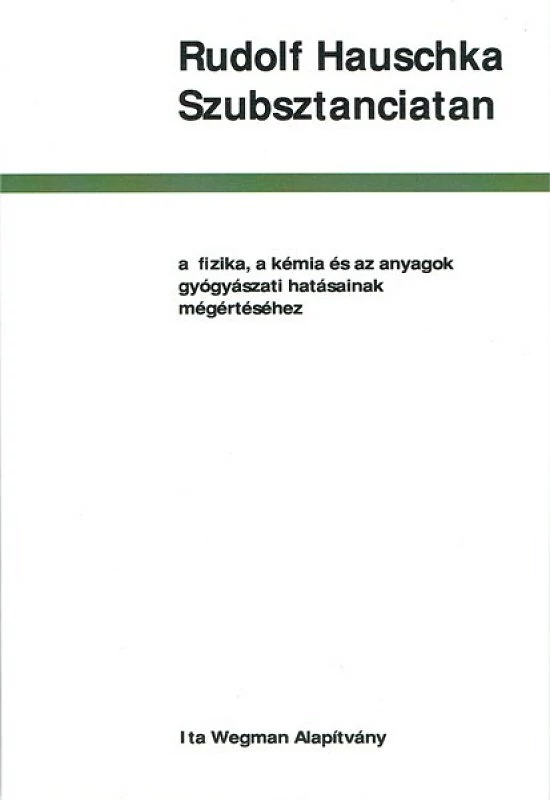 Rudolf Hauschka: Szubsztanciatan
